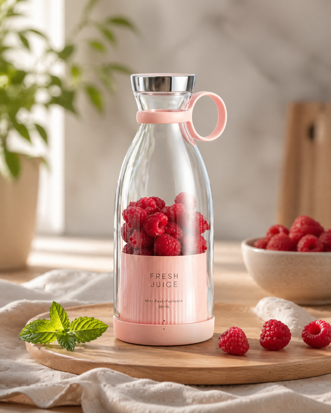 Electric Portable Mini Juicer Bottle